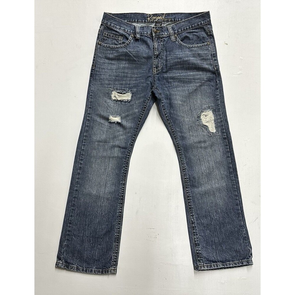 Royal Premium men’s jeans size 34/30 distressed blue